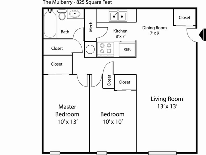 The Mulberry Floor Plan Image
